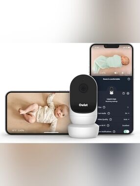 NIB Owlet Cam 2 HD Smart Video Baby Monitor - White - SKU BC06NNBBJ - Brand New
